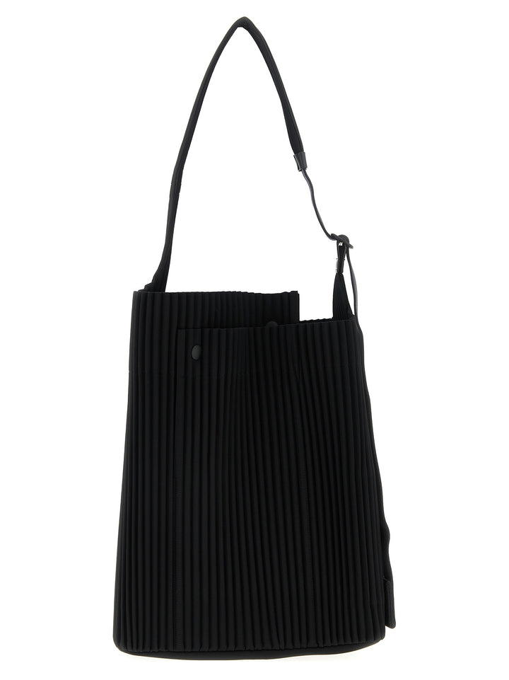 Homme Plisse' Issey Miyake Utility Shoulder Bags - Black | b35566fd6598d4f2806a369b102ddce9329fce5a
