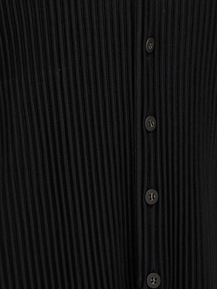 Homme Plisse' Issey Miyake Pleated Vest Gilet - Black | 1afa728b9c0e99f0debaf5d51ff197ee676cc9ad