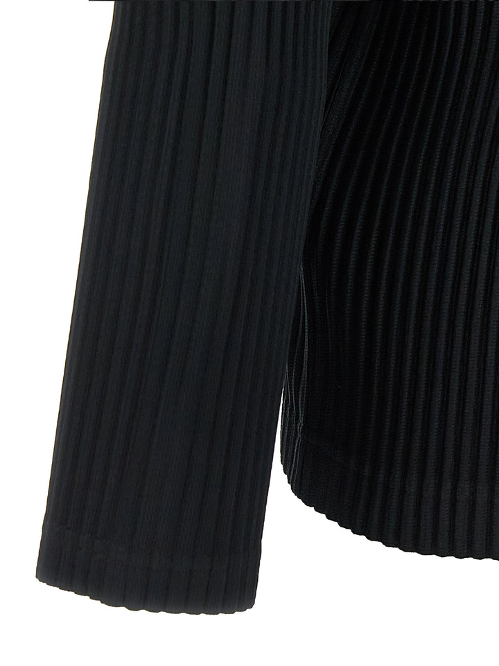 Homme Plisse' Issey Miyake Basics T-shirt - Black | c63cc0d2896dc99a80164f2817c4edb7d8f2bf1e