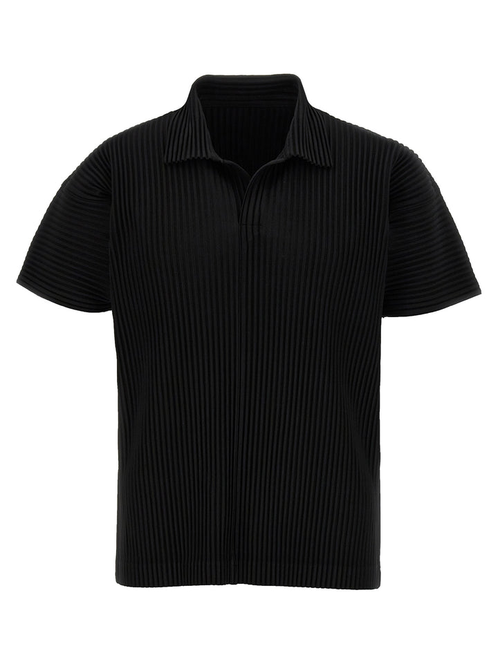 Homme Plisse' Issey Miyake Basics Shirt and Blouse - Black | ba6f21646048b5791d7d0c407cbff6813cb56ac6
