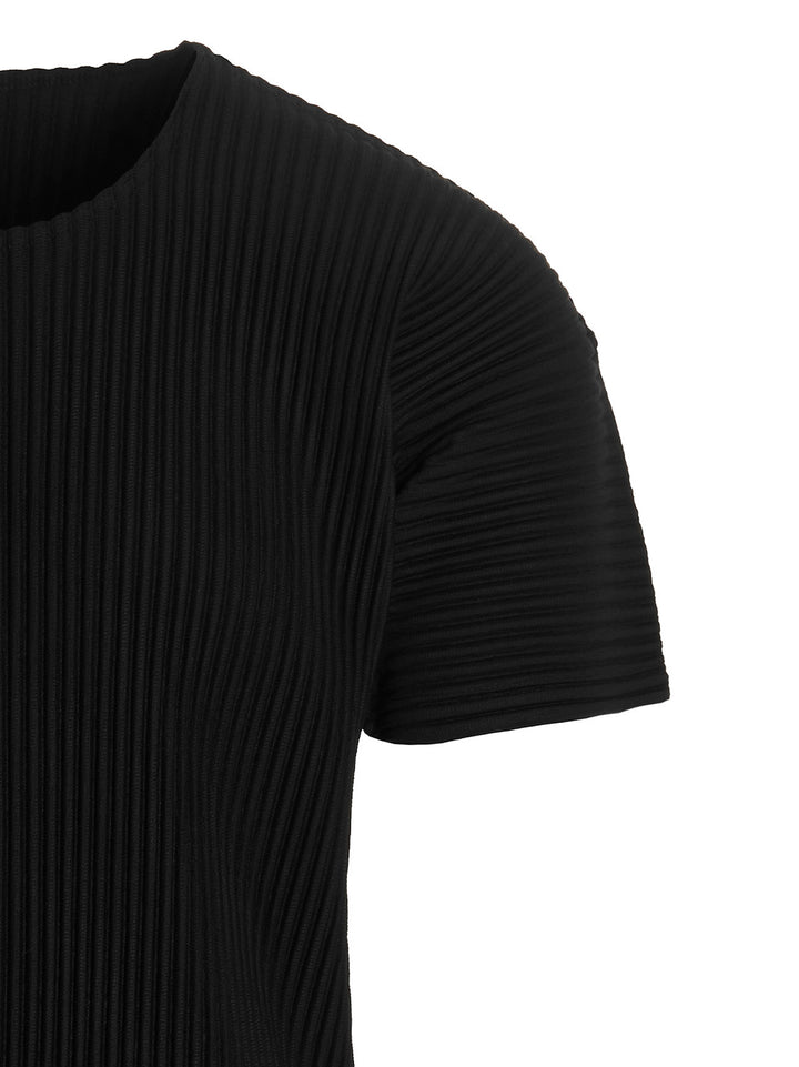 Homme Plisse' Issey Miyake Basics T-shirt - Black | 74fee560ddd4b7d6614572fea8c5c89b99bf869b