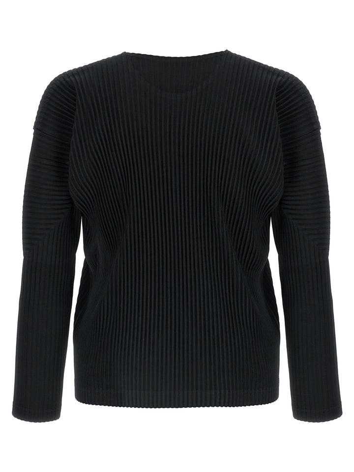 Homme Plisse' Issey Miyake Basics T-shirt - Black | 6d40e9c977b7748cc36039dbf5e7a75699df7f75