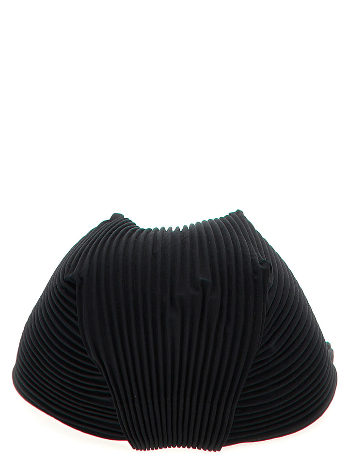 Homme Plisse' Issey Miyake Pleats Hats - Black | c5cef8cbd9d00ccbd77aa9b014ece139a5da30cf