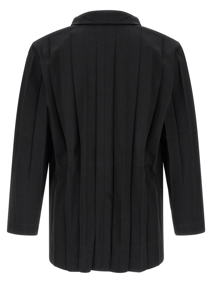 Homme Plisse' Issey Miyake Edge Ensemble Blazer - Black | e839873ca3e888e3f4e7d314f4e395015aa01396