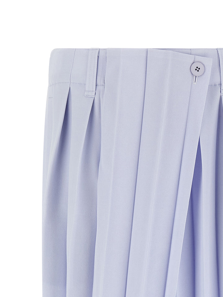 Homme Plisse' Issey Miyake Edge Ensemble Pants - Light Blue | d56edd92738fd350c504e076741e0d87250522cd