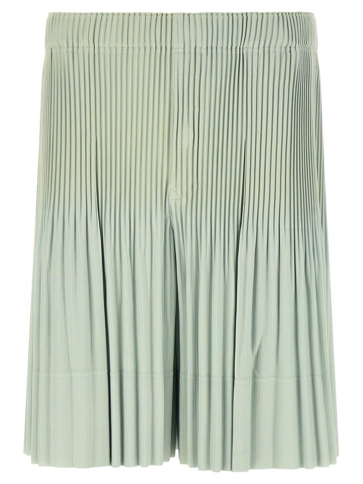 Homme Plisse' Issey Miyake Monthly Colors: June Bermuda and Short - Green | bbcc15e8fb22e24e940d3e1e61aa0d3410a110ba