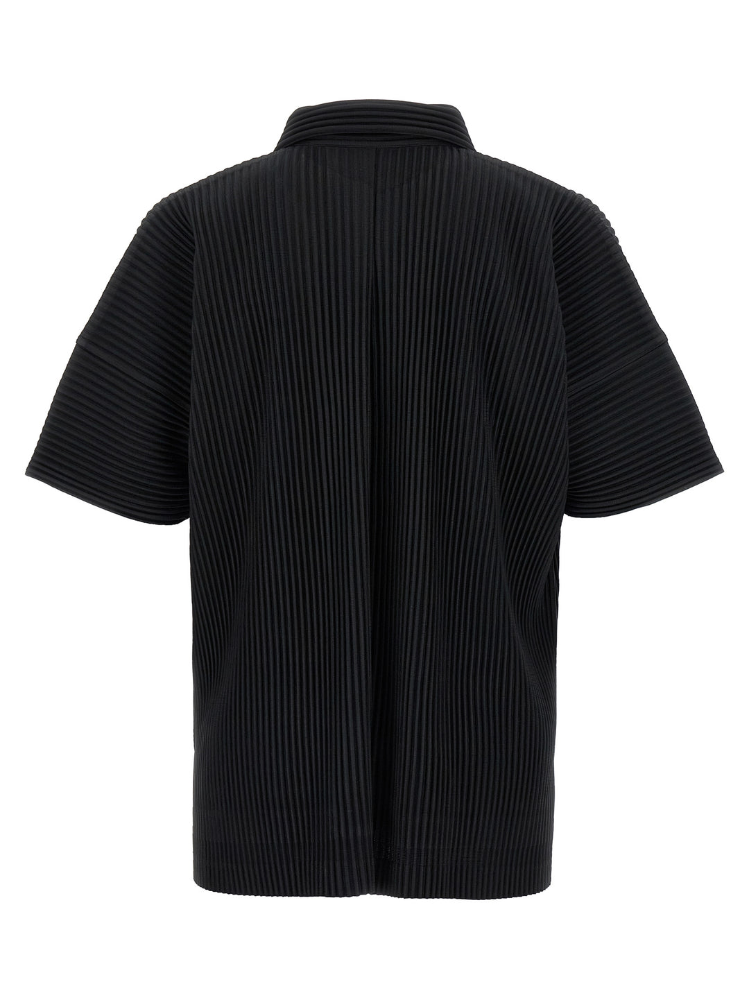 Homme Plisse' Issey Miyake Monthly Colors: May Shirt and Blouse - Black | 5eea18fb12555697f737ebc2348e7ad8e267ef30