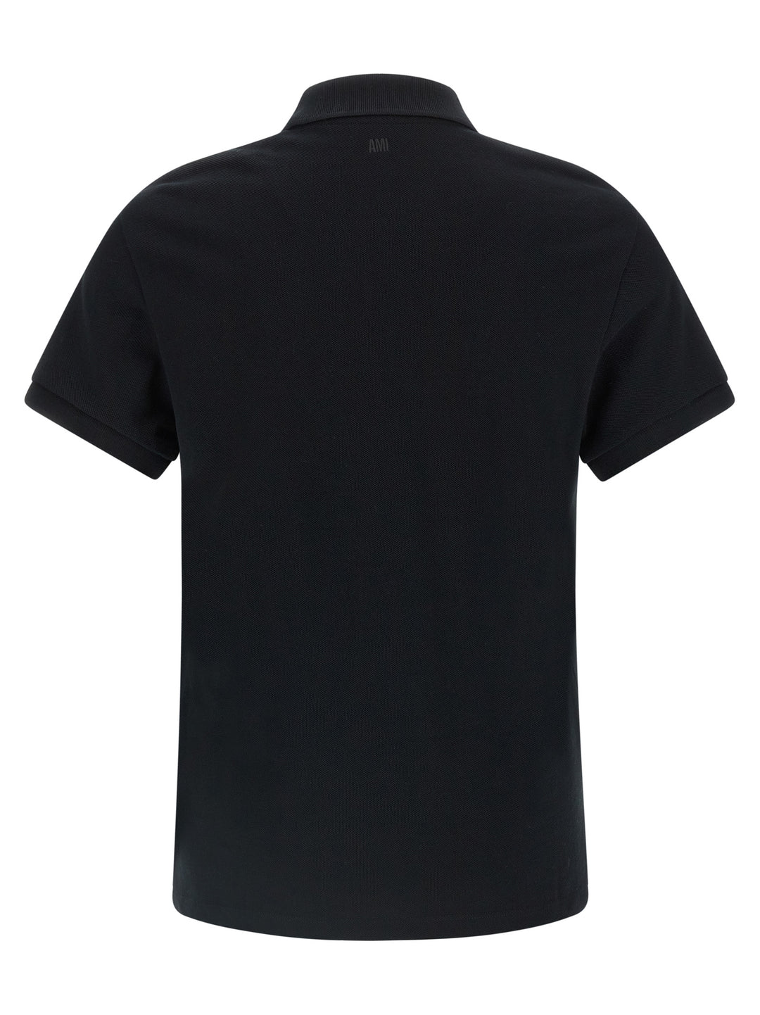 Ami Paris Ami De Coeur Polo - Black | 864b66a57c357e98d096dc56d8328f71445a7018