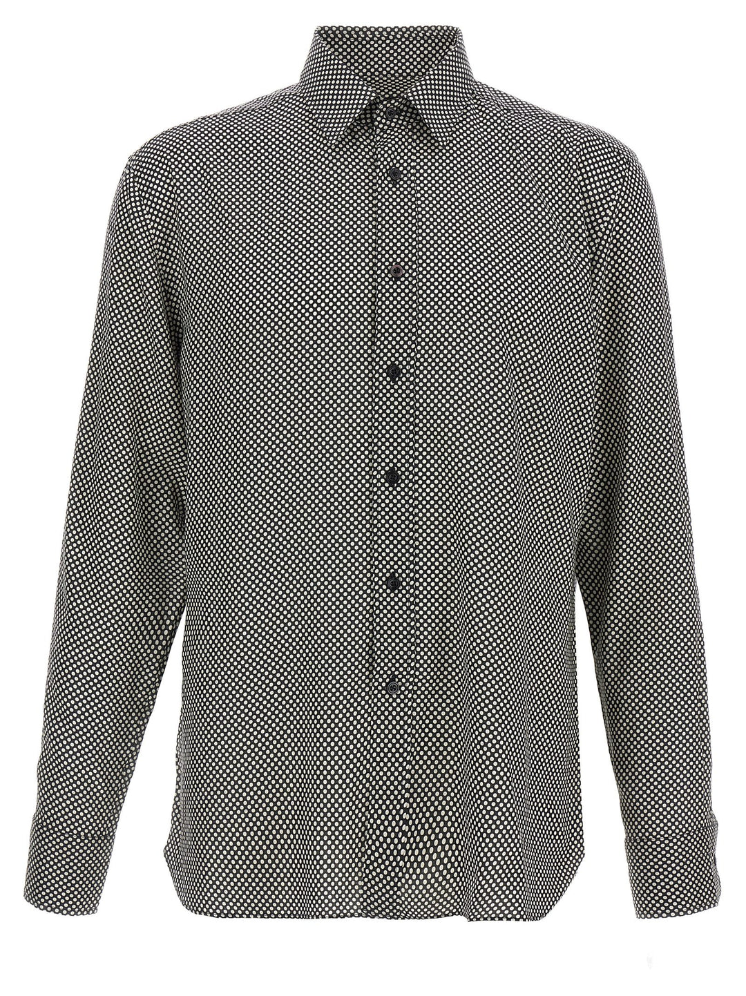 Tom Ford Polka Dot Shirt Shirt and Blouse - White/Black | 8104dea4ccb5ef0f102d087d0200c0e8bc57840d