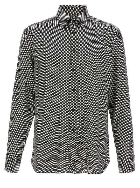 Polka Dot Shirt Shirt And Blouse White/Black