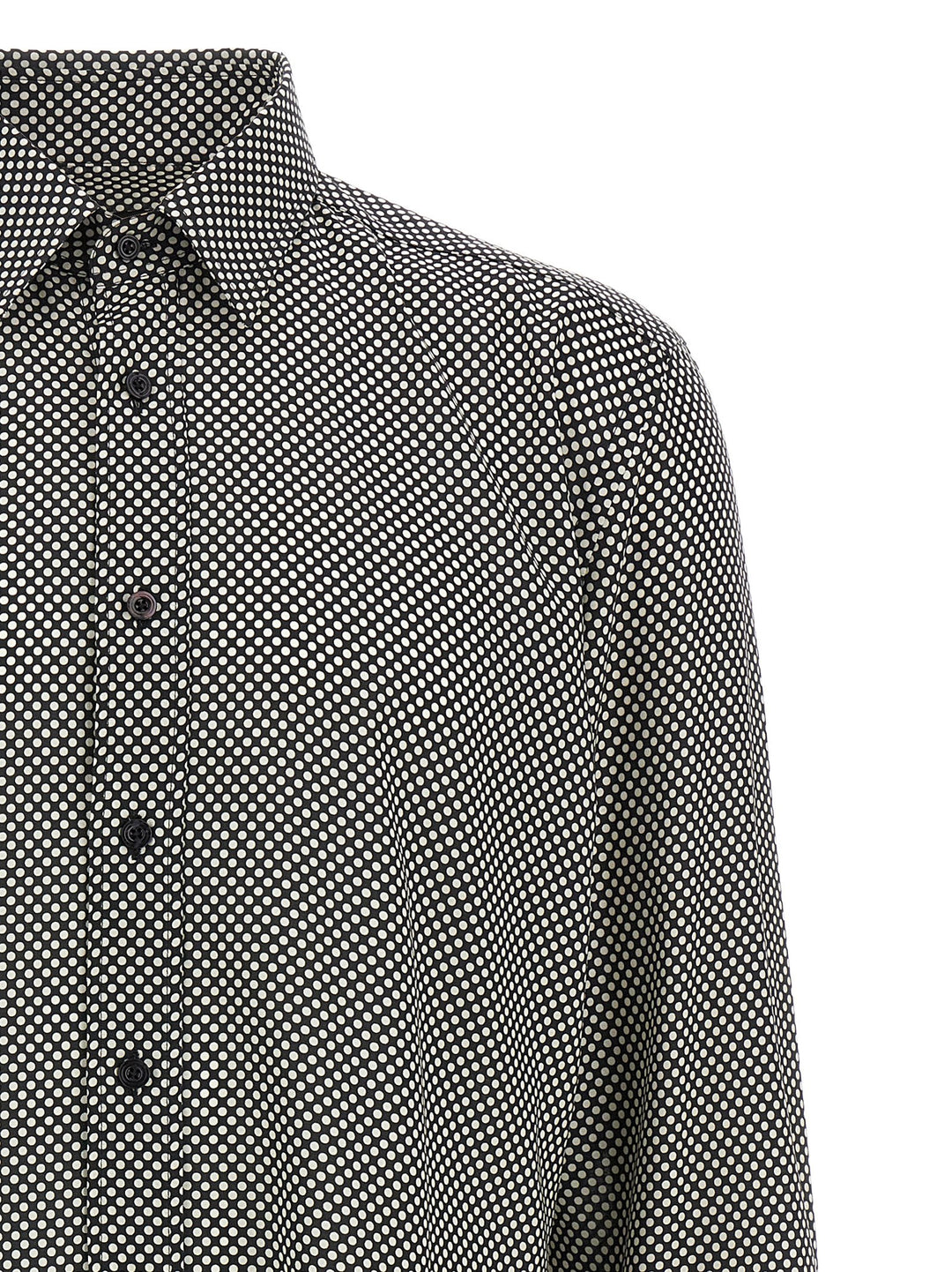 Tom Ford Polka Dot Shirt Shirt and Blouse - White/Black | c3c57f8a33be3243bb8d0d3abaf10d74775372a0
