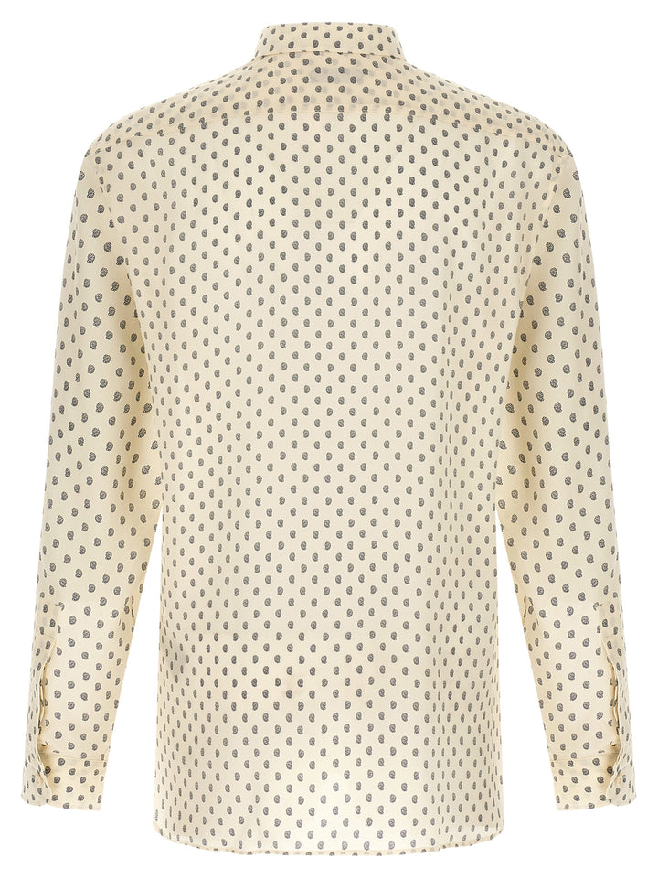 Tom Ford Paisley Print Shirt Shirt and Blouse - Beige | e3be5bc2ce3135992a959c1753e8300c34d48e5d