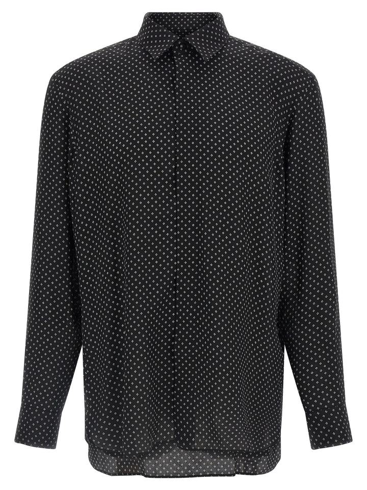 Tom Ford Micro-Print Shirt Shirt and Blouse - Black | 94eade9ffde38a2477a154994bf692d66ac3c5a7