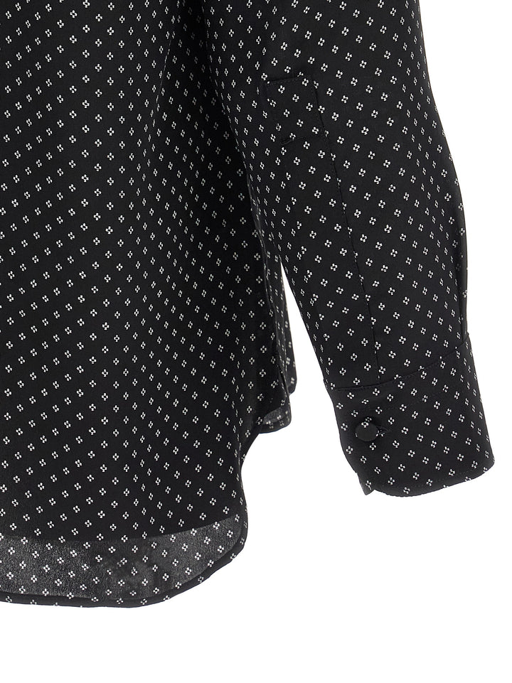 Tom Ford Micro-Print Shirt Shirt and Blouse - Black | 439678c1a8191662d302dd82a9ebf91c68315ca7