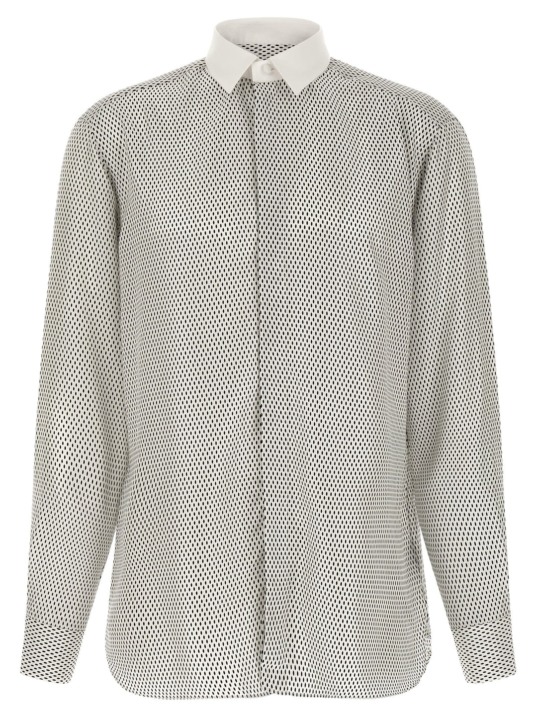 Tom Ford Shirt With Contrast Collar Shirt and Blouse - White | 1aed8c40b5ca69aadf8ee3b7538ea7579c9a9a26