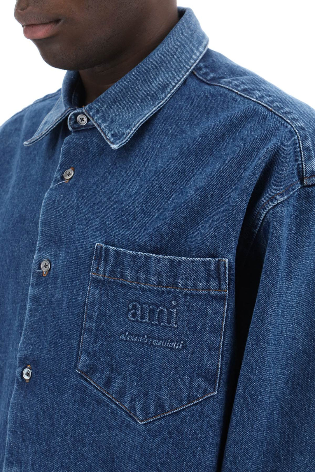 Oveshirt Boxy In Denim