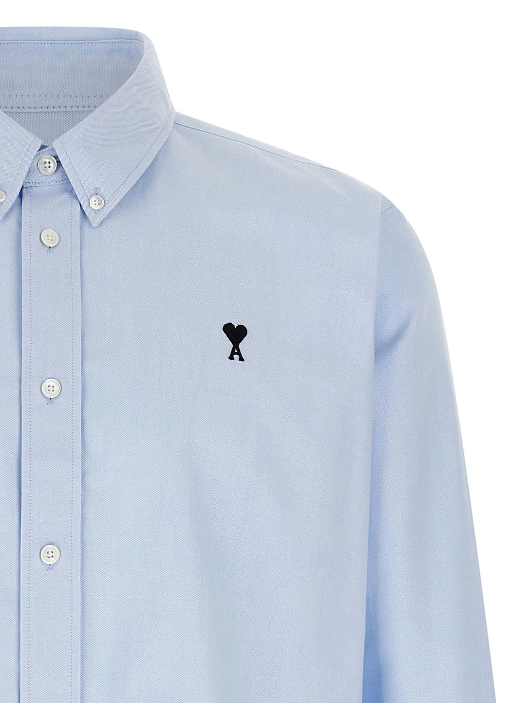 Ami Paris Ami De Coeur Shirt and Blouse - Light Blue | b138b3bd34b0786a8b08ea734f0ab4b5a67adc9a