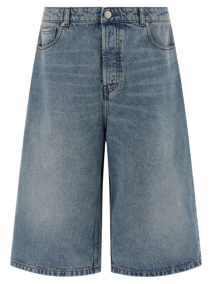 Ami Paris Denim Bermuda Shorts Bermuda and Short - Blue | 45eeb367f41d72a71d6933272a0b6cbb217b4acd