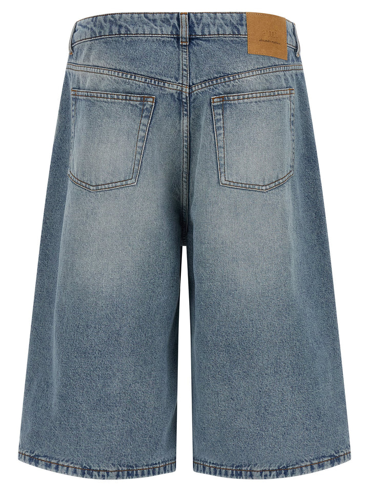 Ami Paris Denim Bermuda Shorts Bermuda and Short - Blue | 8582ecd0655658df195f53346ca6fd75dc4f9284