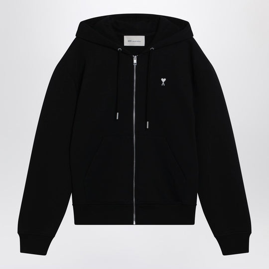 Ami De Coeur Black Zip-Up Sweatshirt
