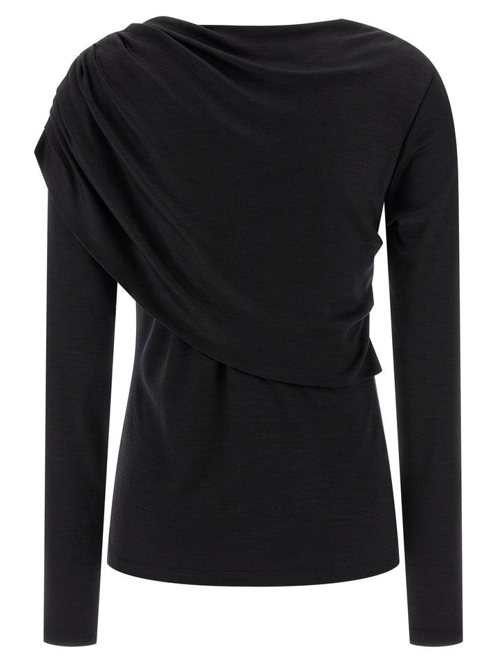 Isabel Marant Asna Tops - Black | 18fc5cefd88fb4c8295085251aa64de5195e4e3a