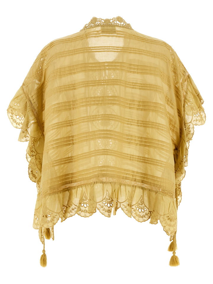 Marant Etoile Payton Tops - Yellow | a831bded1ee3426c705f7b89e31a59230c54bf6b