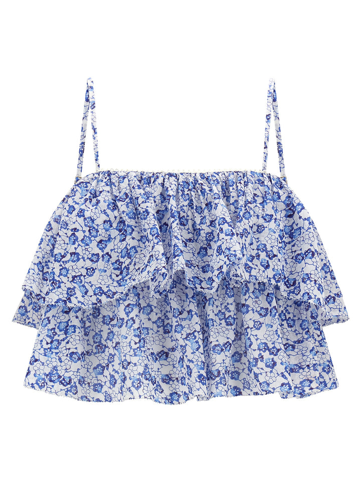 Marant Etoile Erisa Tops - Blue | cd7753c4e7a79c0e74b64e95b512a870a00ebdfd