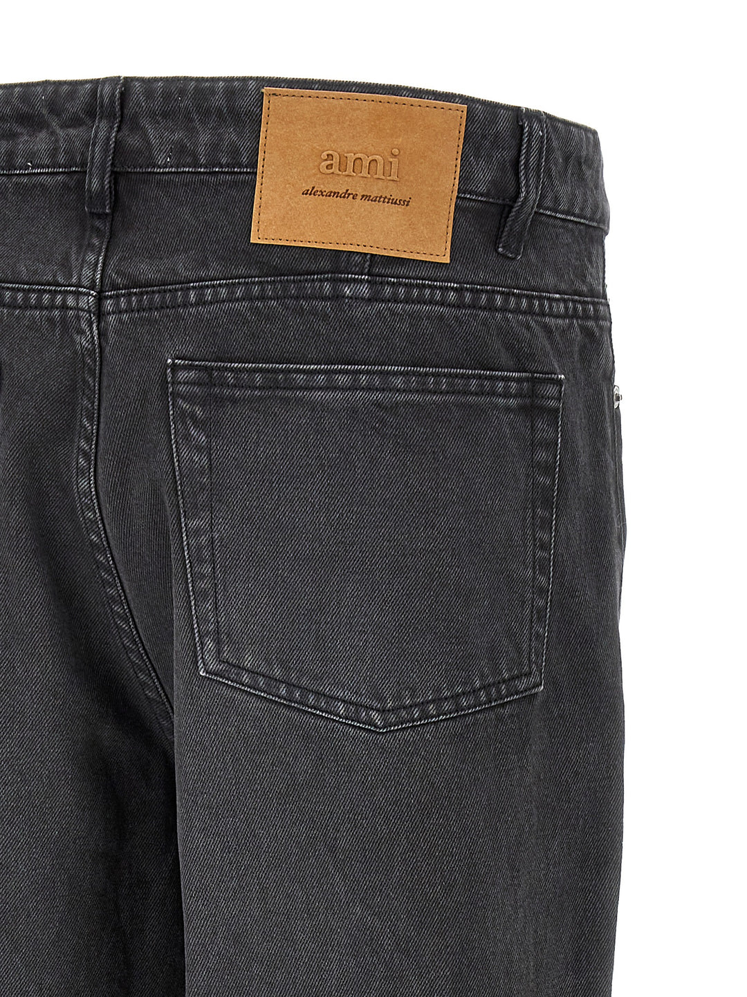 Tapered Fit Jeans Gray