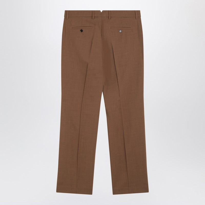 Ami Paris Pants - Brown | 7e1845cb58b318adb676eb212025dd00e0cee2f0