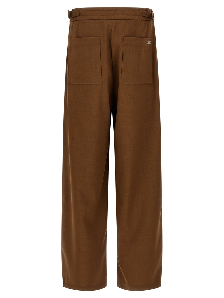 Ami Paris Wool Pants - Brown | dd880a6024aa3c8f52bf044704bd36af634e4865