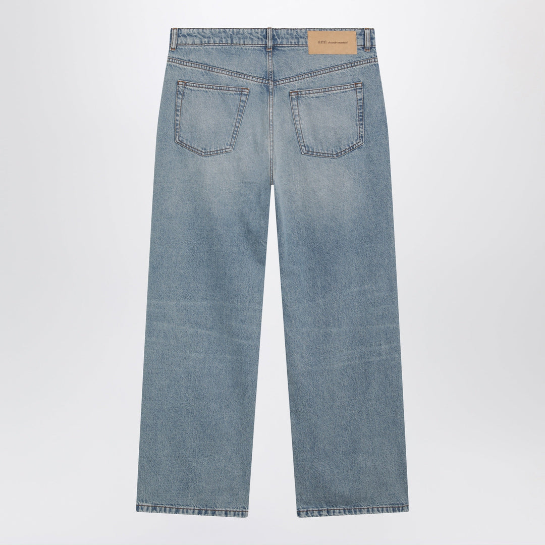 Ami Paris Pants - Blue | b93d2c3f78b20f3baad4ac89401c18a7ede31819