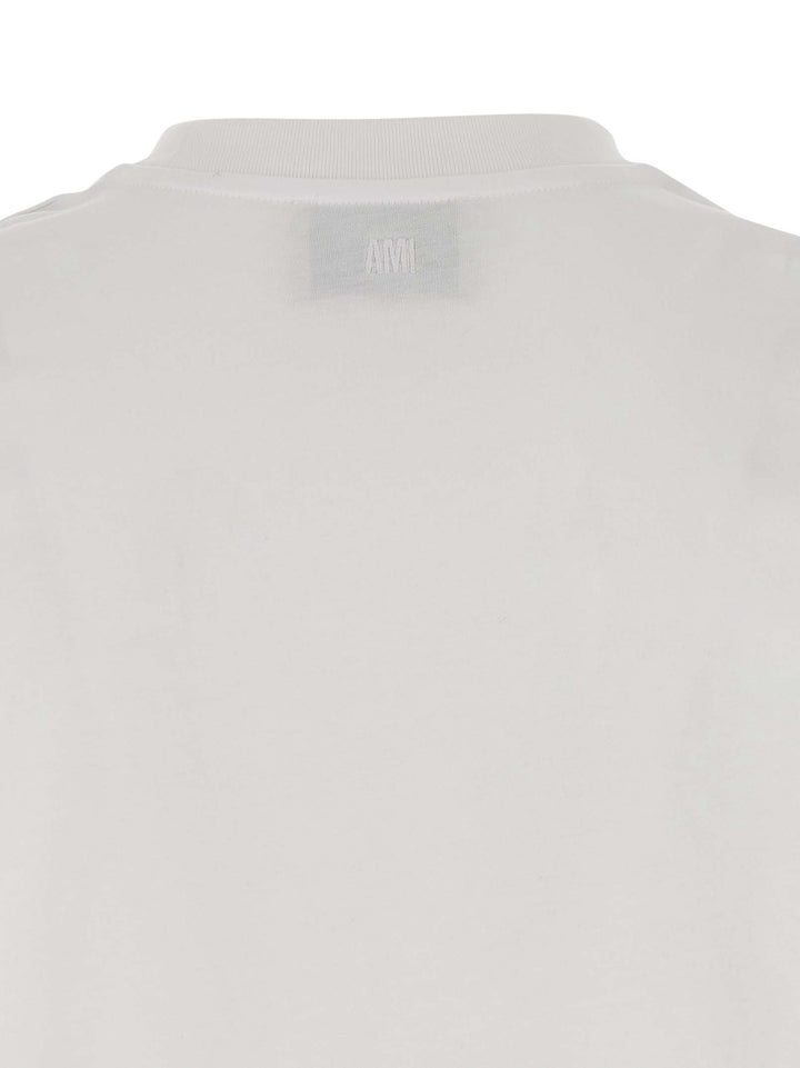 Ami Paris Ami De Coeur T-shirt - White | ecd3bea4435b7a8856ad0494d288a3fd07aee559