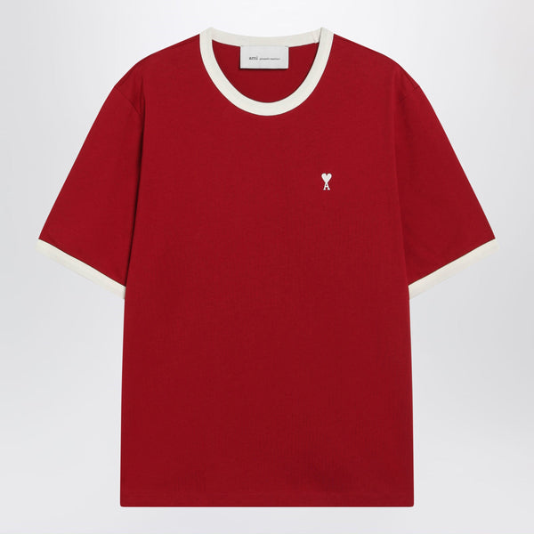 Ruby Red/Ivory Ami De Coeur Cotton T-Shirt