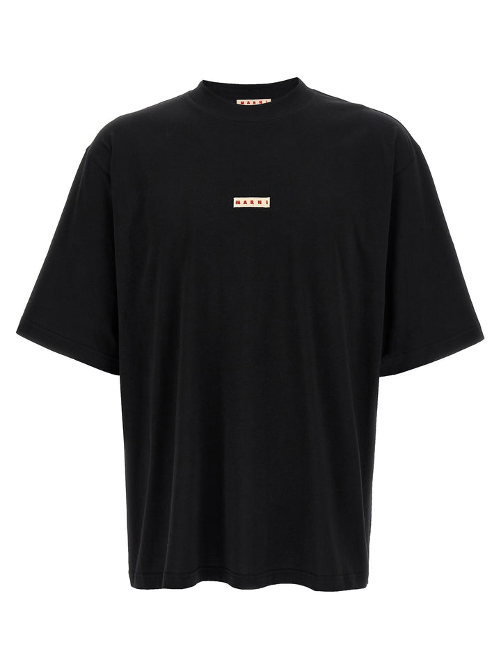 Marni Logo Patch T-shirt - Black | 50a792ff850612560af60a00fcaa4585d77d965b