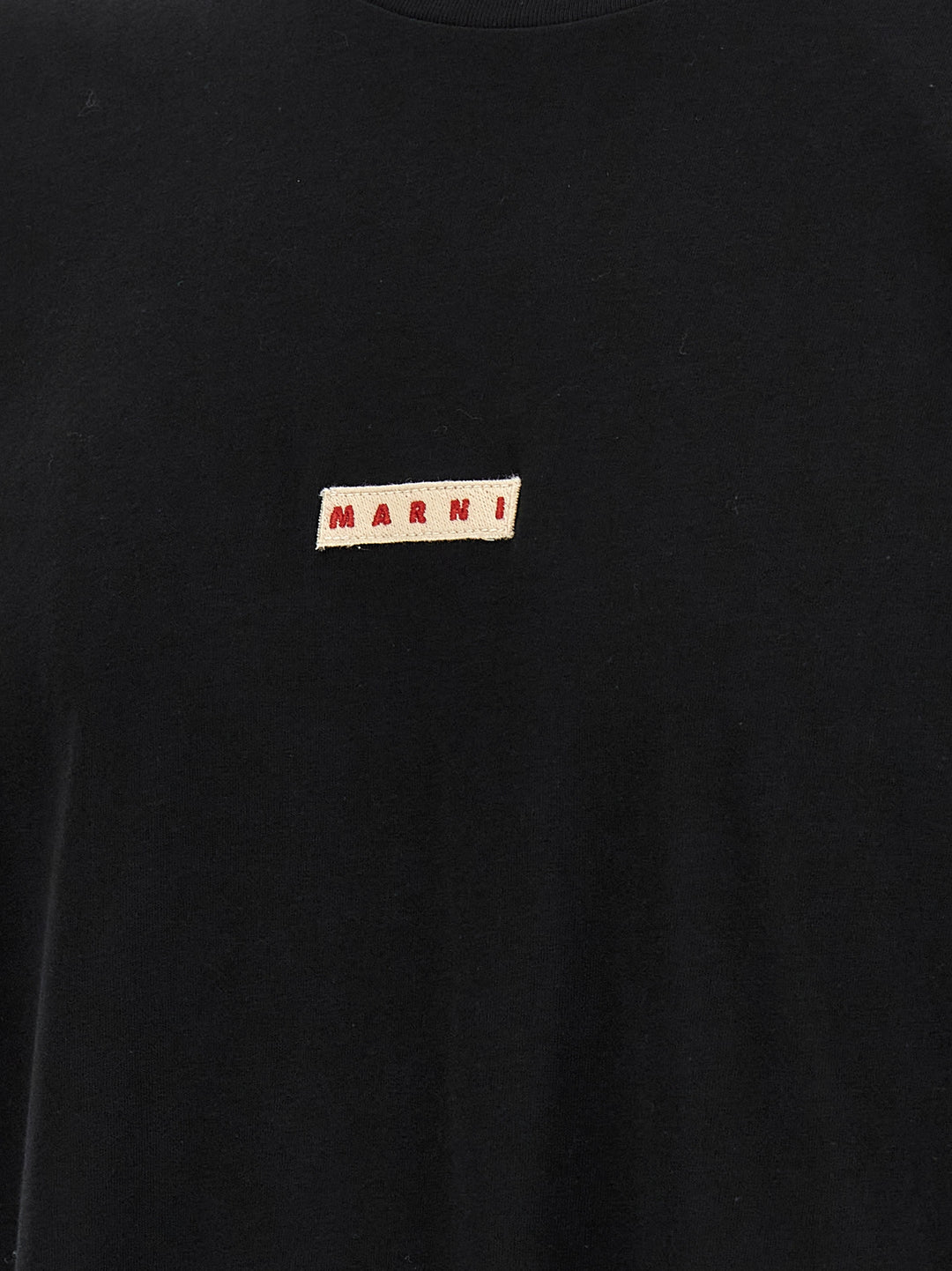Marni Logo Patch T-shirt - Black | 700dcd4c6939490f488e5b7b7e545cdf7d72d8d2