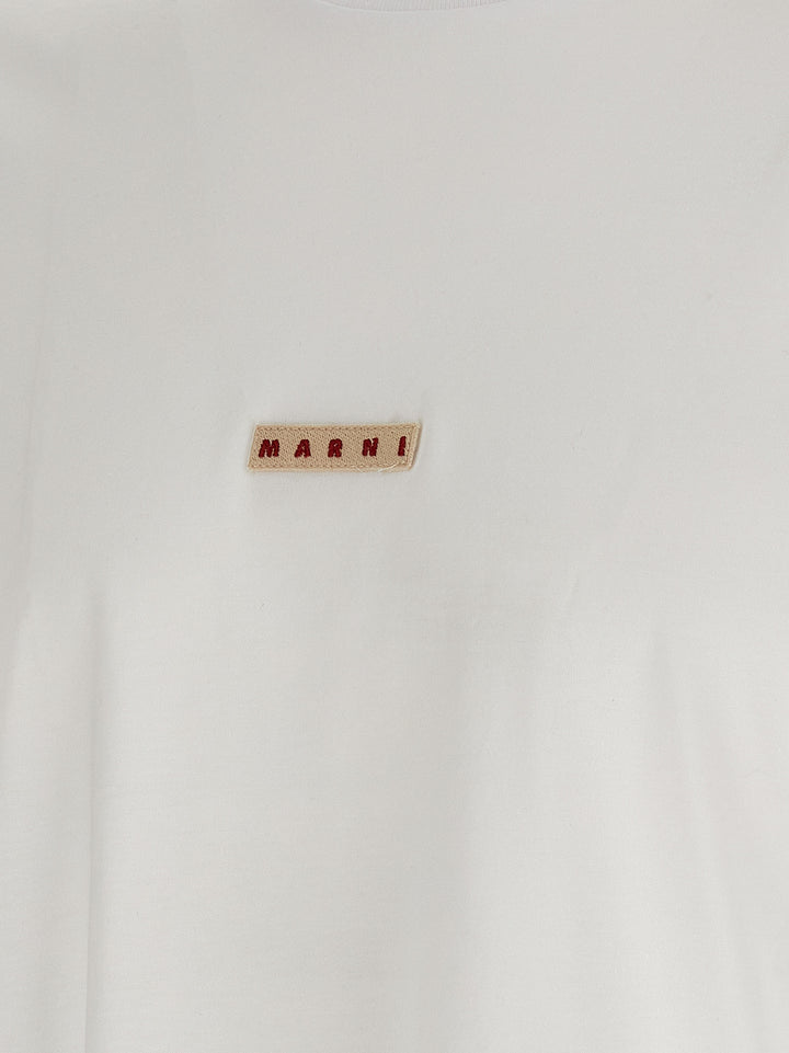 Marni Logo Patch T-shirt - White | 2ca0f0d97fa2d8d3fb639caa327015f3e64e651c