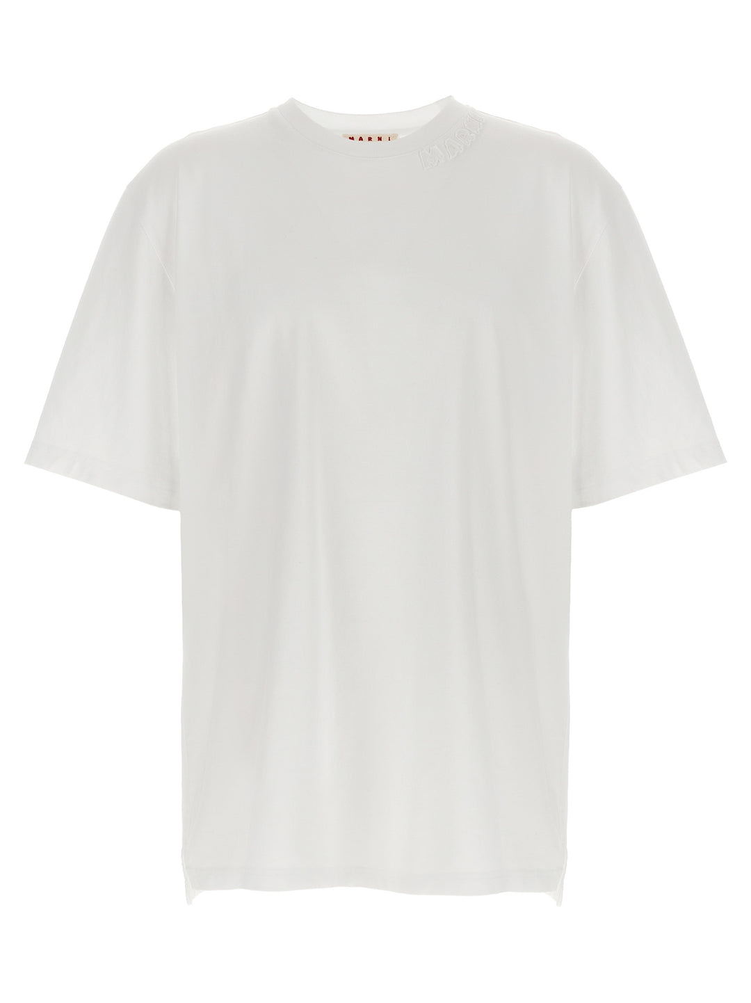 Marni Logo Patch T-shirt - White | 6ead88a8fe945c209a8ba6a8d14a1b7cd1cf1ee0
