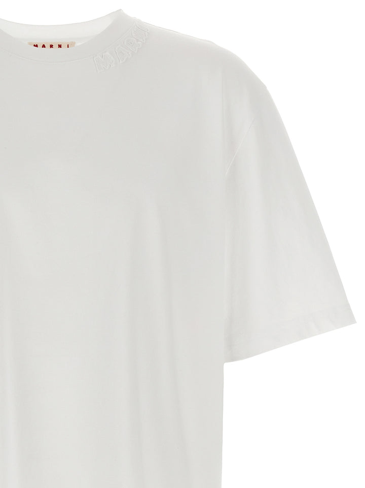 Marni Logo Patch T-shirt - White | b0f593e3e84910d01b49b5f55f6c467170e86149