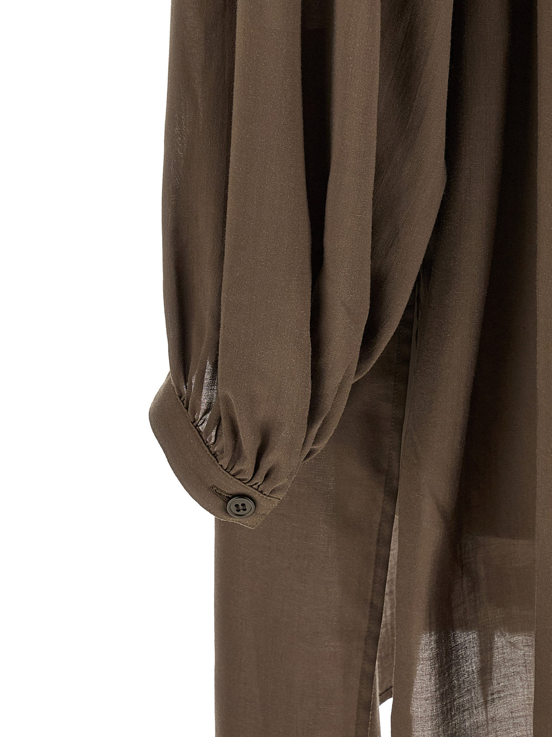 Yohji Yamamoto Shirt With Scarf Shirt and Blouse - Green | 5018a672ff857defc66c4eeb4c3e04359b6e0826