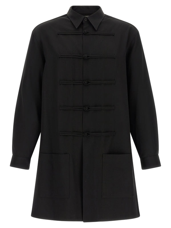 China Button Shirt And Blouse Black