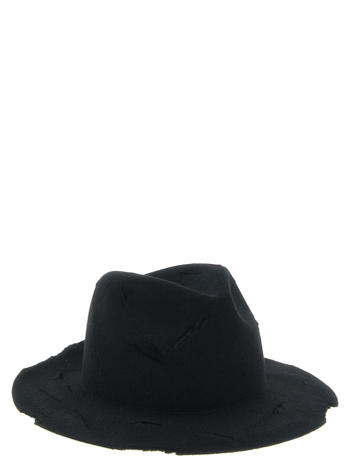 Yohji Yamamoto Cut-Out Hat Hats - Black | 5d4a2ea286f6d6117af6eafe25229ba5e6701740