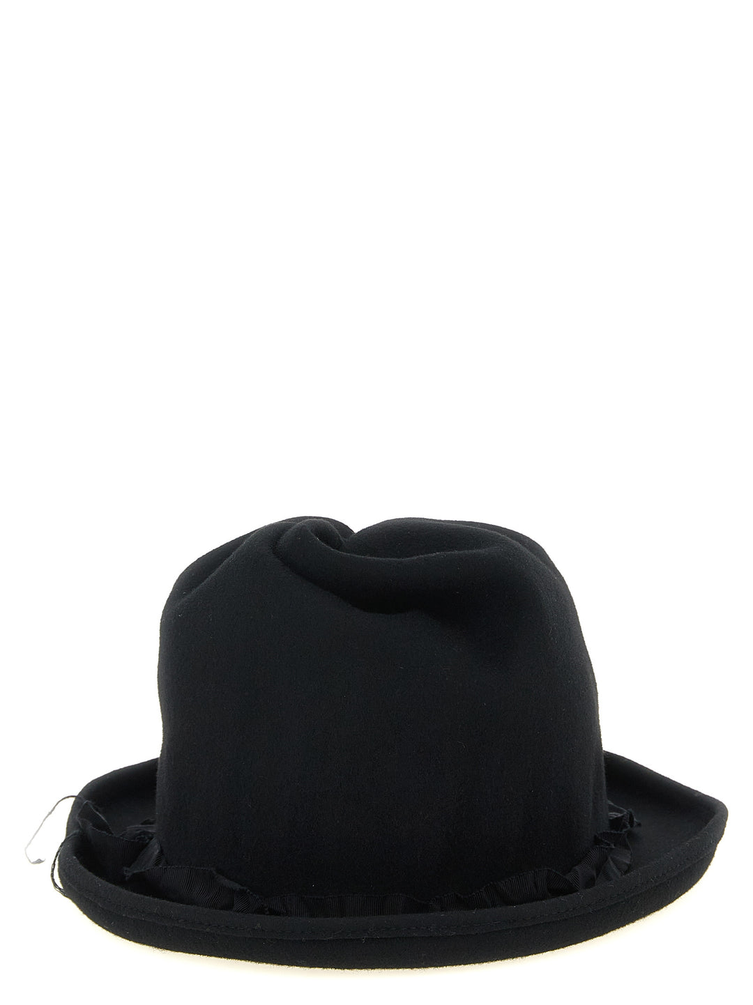Yohji Yamamoto Sculptural Crown Hat Hats - Black | ffcb871b25793db25ff16356a5981b9b8a55cb45