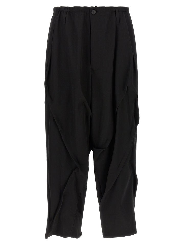 Yohji Yamamoto Tuck Pants - Black | 54be8aef12d909bf0e245818b5a8edf7794b3d5f