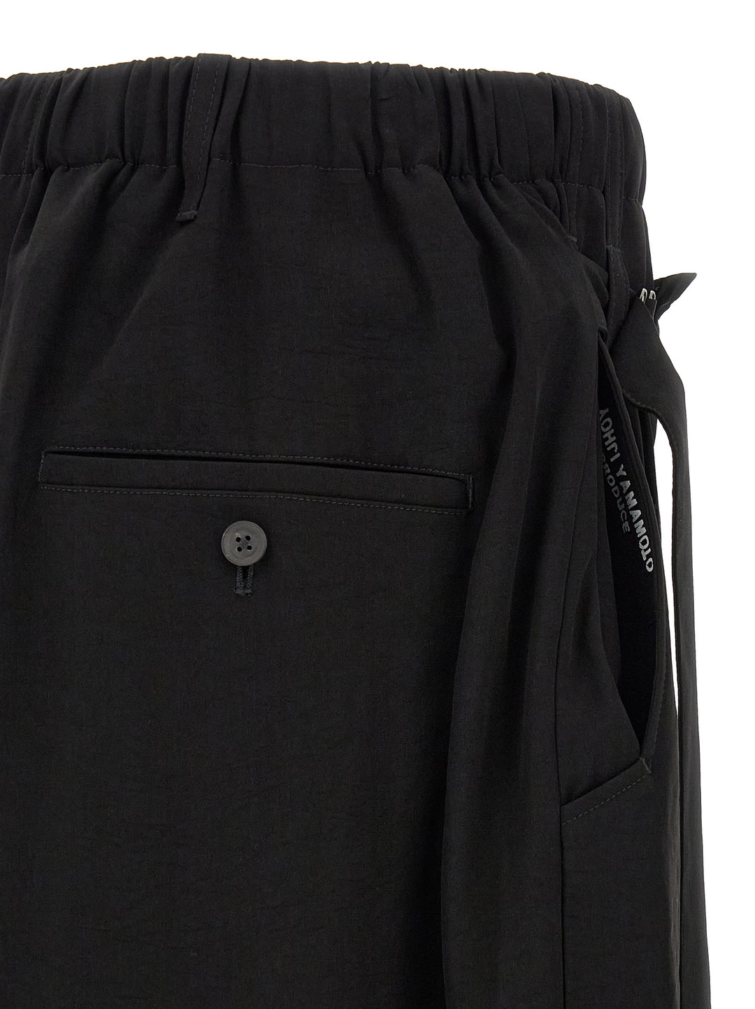 Yohji Yamamoto Wallet Pants - Black | a9a0abe171e7d183a3b4f870b6548b22d56ced08