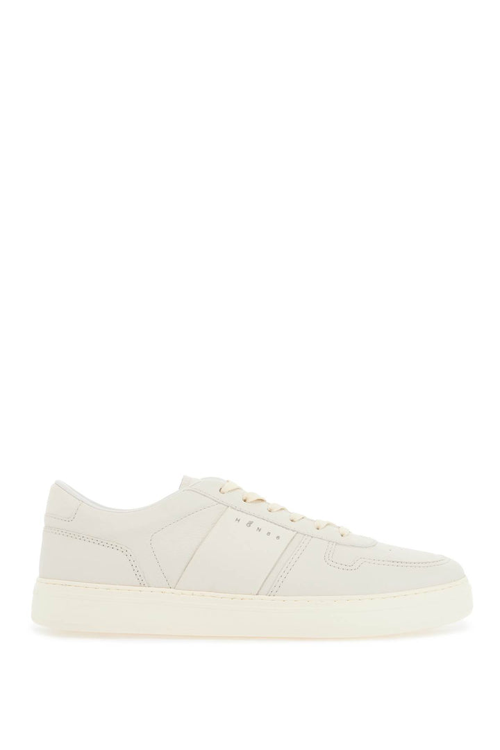 Smooth And Suede Leather H Tv Sneakers.