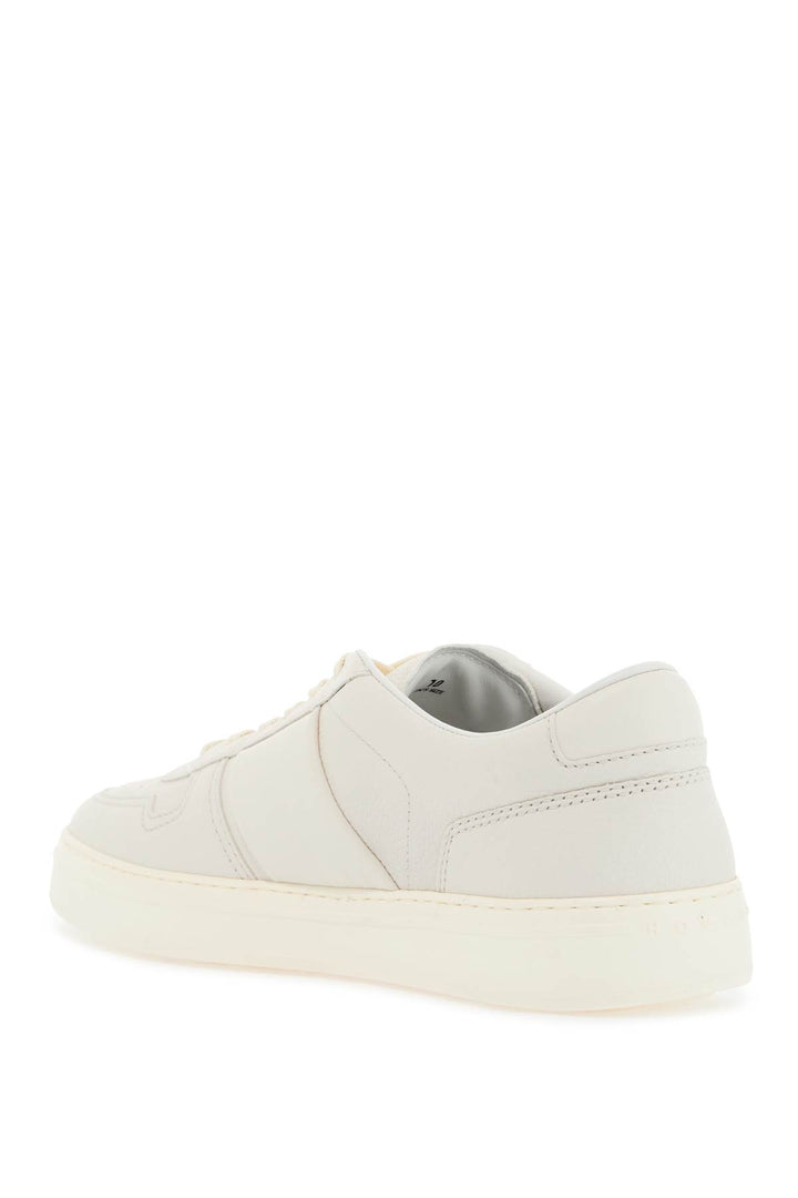 Smooth And Suede Leather H Tv Sneakers.