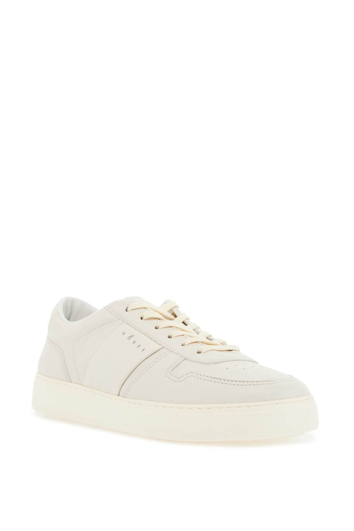 Smooth And Suede Leather H Tv Sneakers.