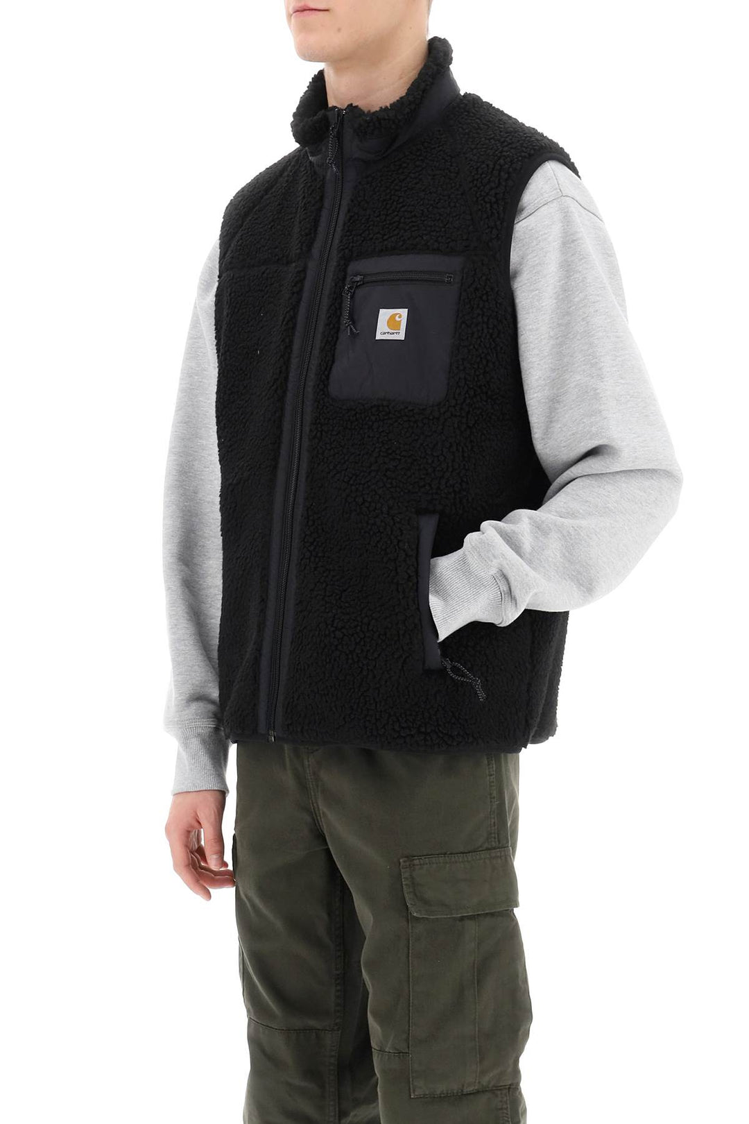 Prentis Liner Vest In Sherpa Fleece