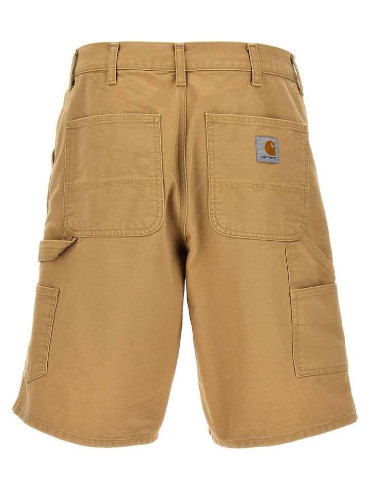 Single Knee Bermuda, Short Beige