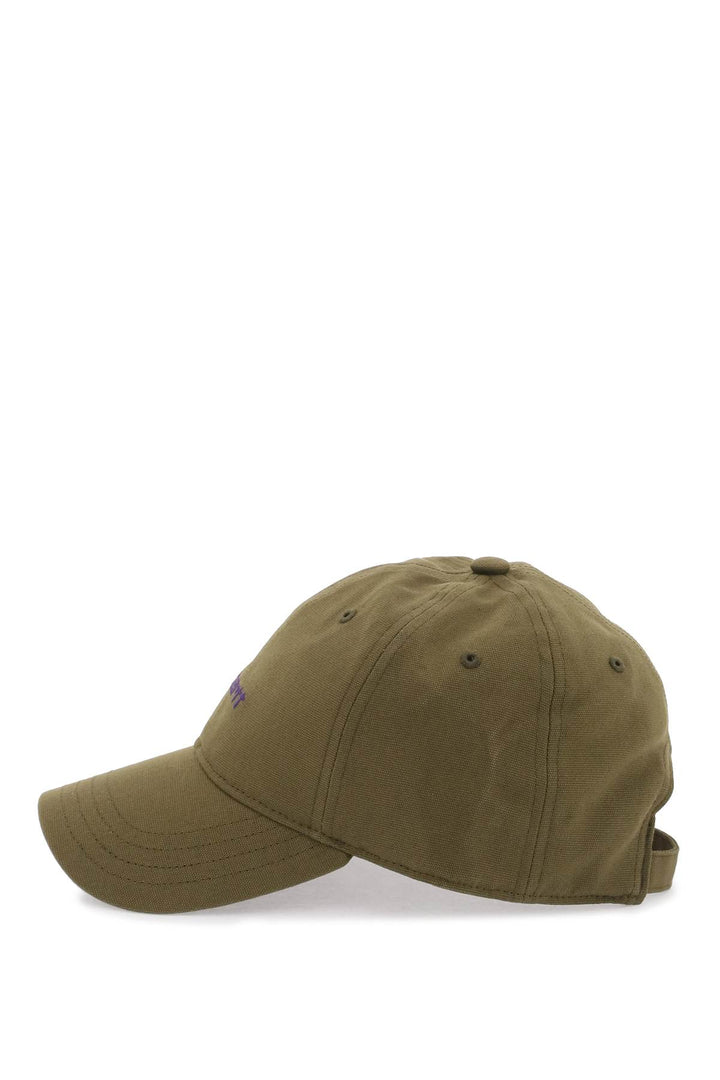 Canvas Script Baseball Cap